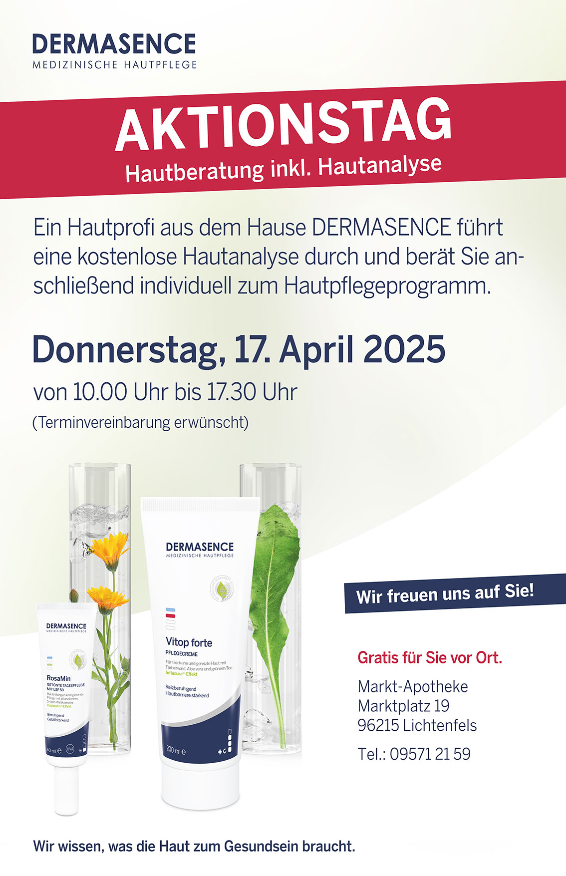 Dermasence - Aktionstag 17. April 2025